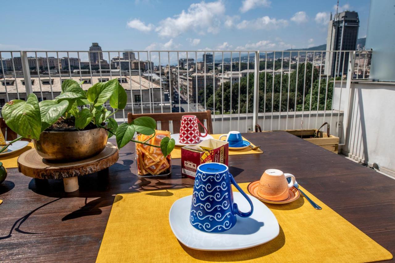 热那亚Attico Luxury Con Parcheggio E Terrazza Vista Mozzafiato公寓 外观 照片