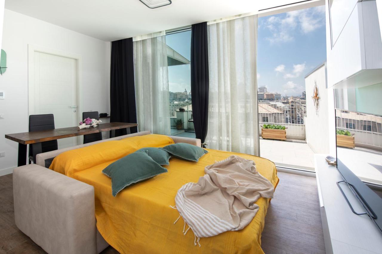热那亚Attico Luxury Con Parcheggio E Terrazza Vista Mozzafiato公寓 外观 照片