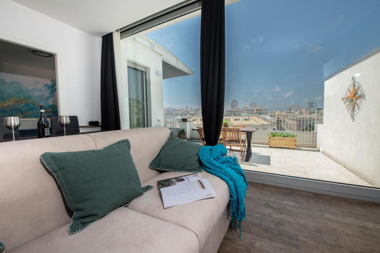 热那亚Attico Luxury Con Parcheggio E Terrazza Vista Mozzafiato公寓 外观 照片