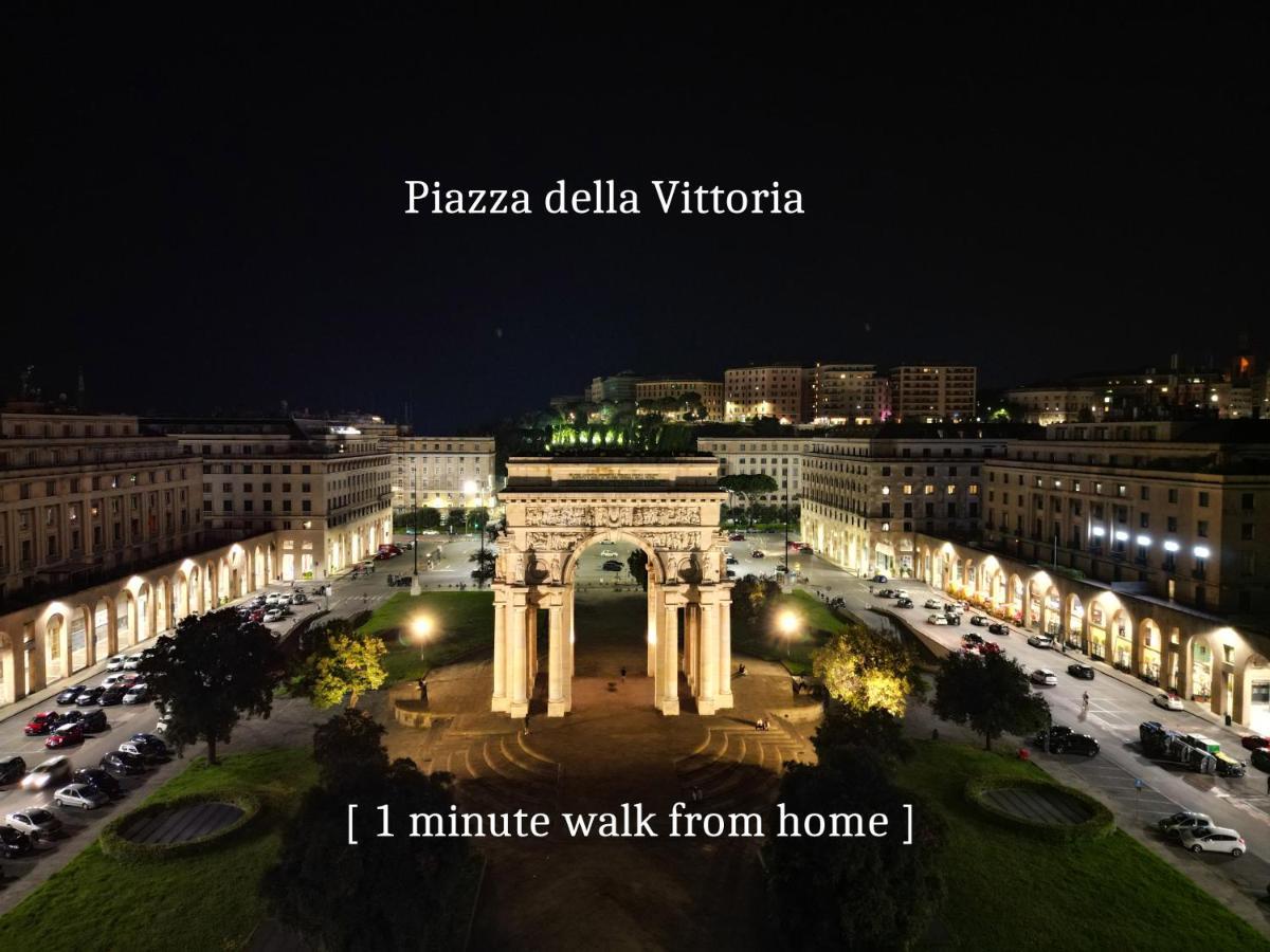 热那亚Attico Luxury Con Parcheggio E Terrazza Vista Mozzafiato公寓 外观 照片