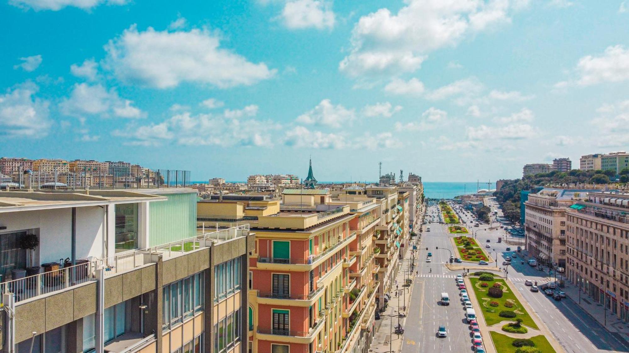 热那亚Attico Luxury Con Parcheggio E Terrazza Vista Mozzafiato公寓 外观 照片