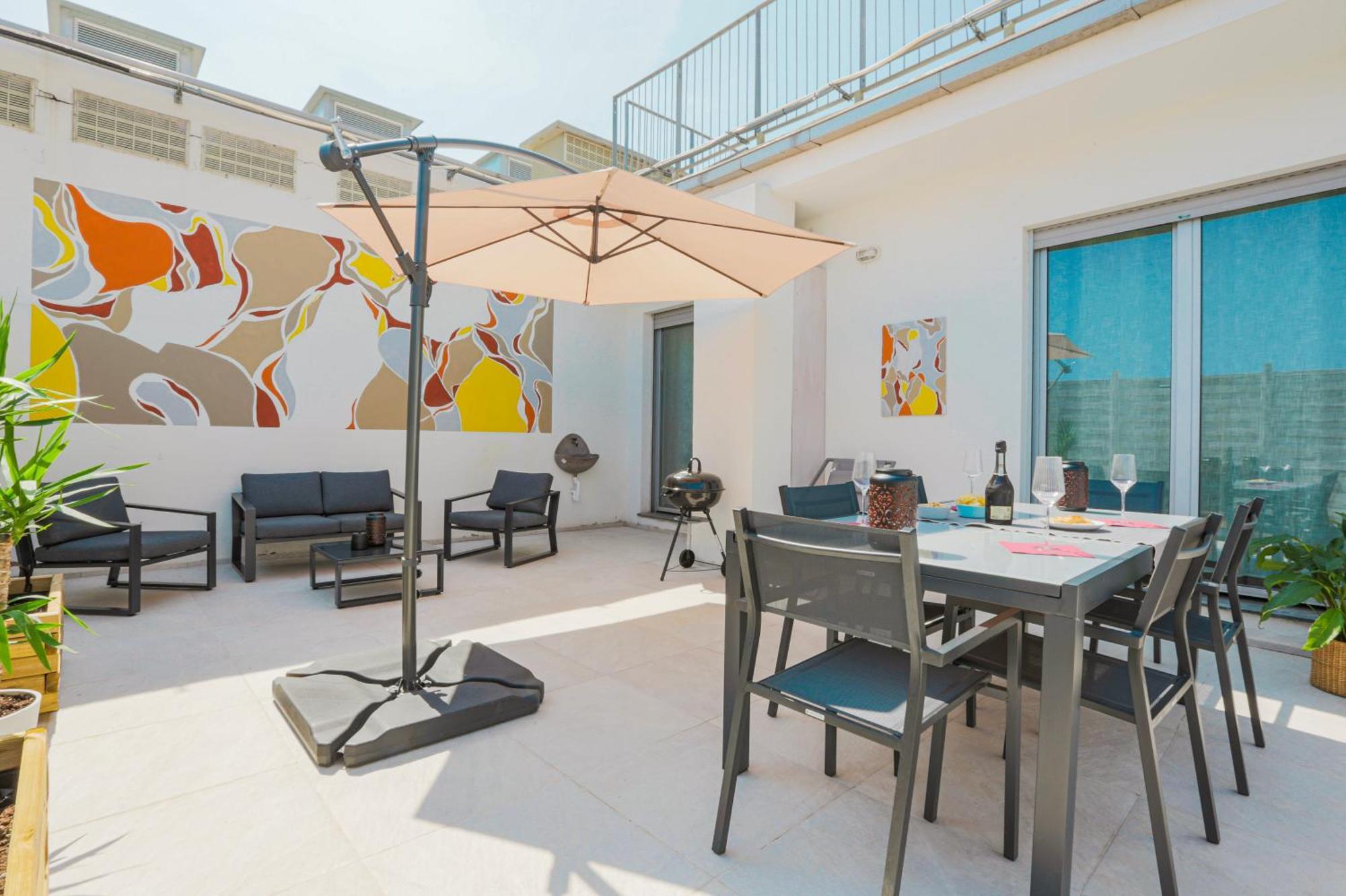 热那亚Attico Luxury Con Parcheggio E Terrazza Vista Mozzafiato公寓 客房 照片