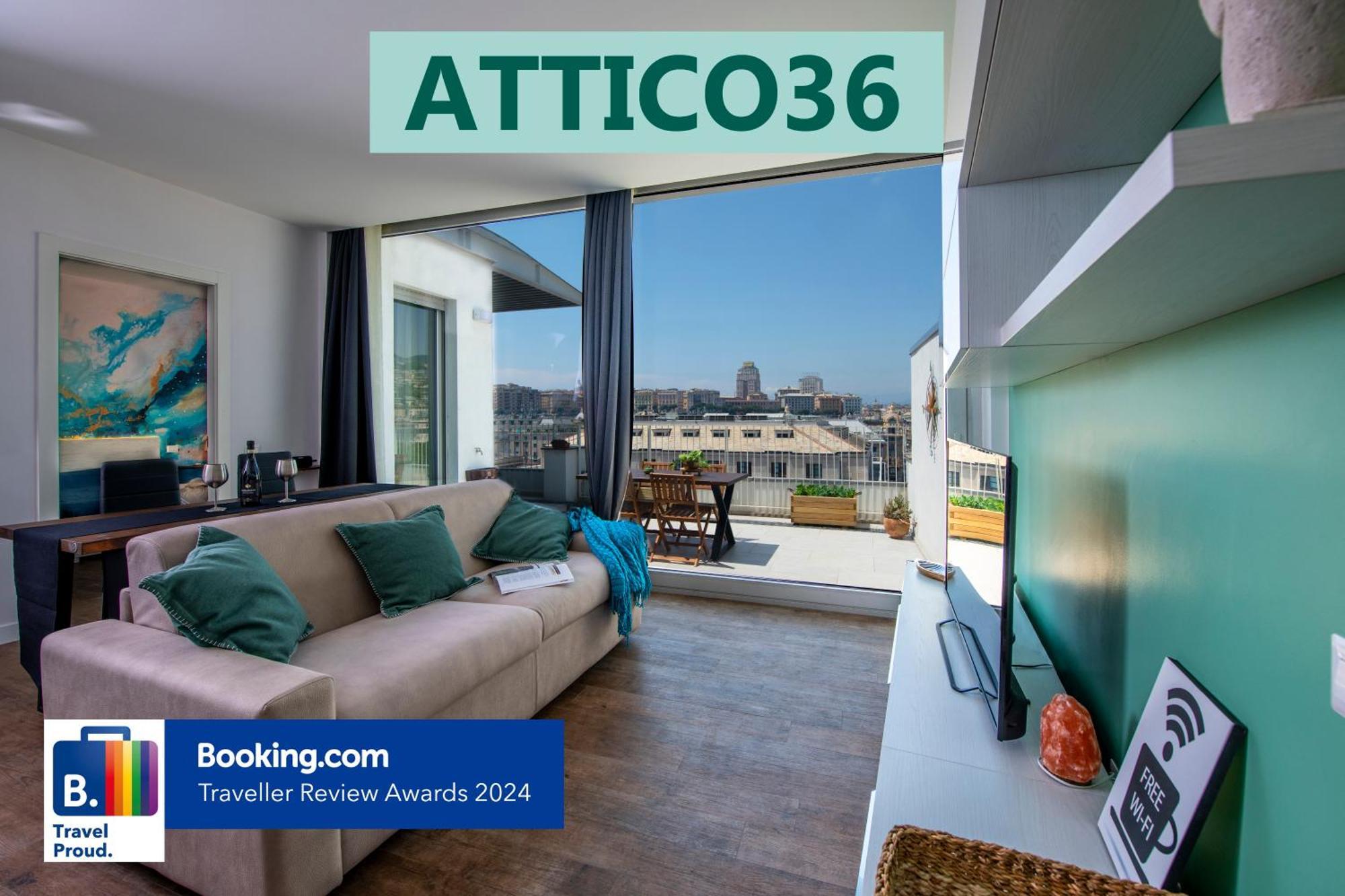 热那亚Attico Luxury Con Parcheggio E Terrazza Vista Mozzafiato公寓 外观 照片